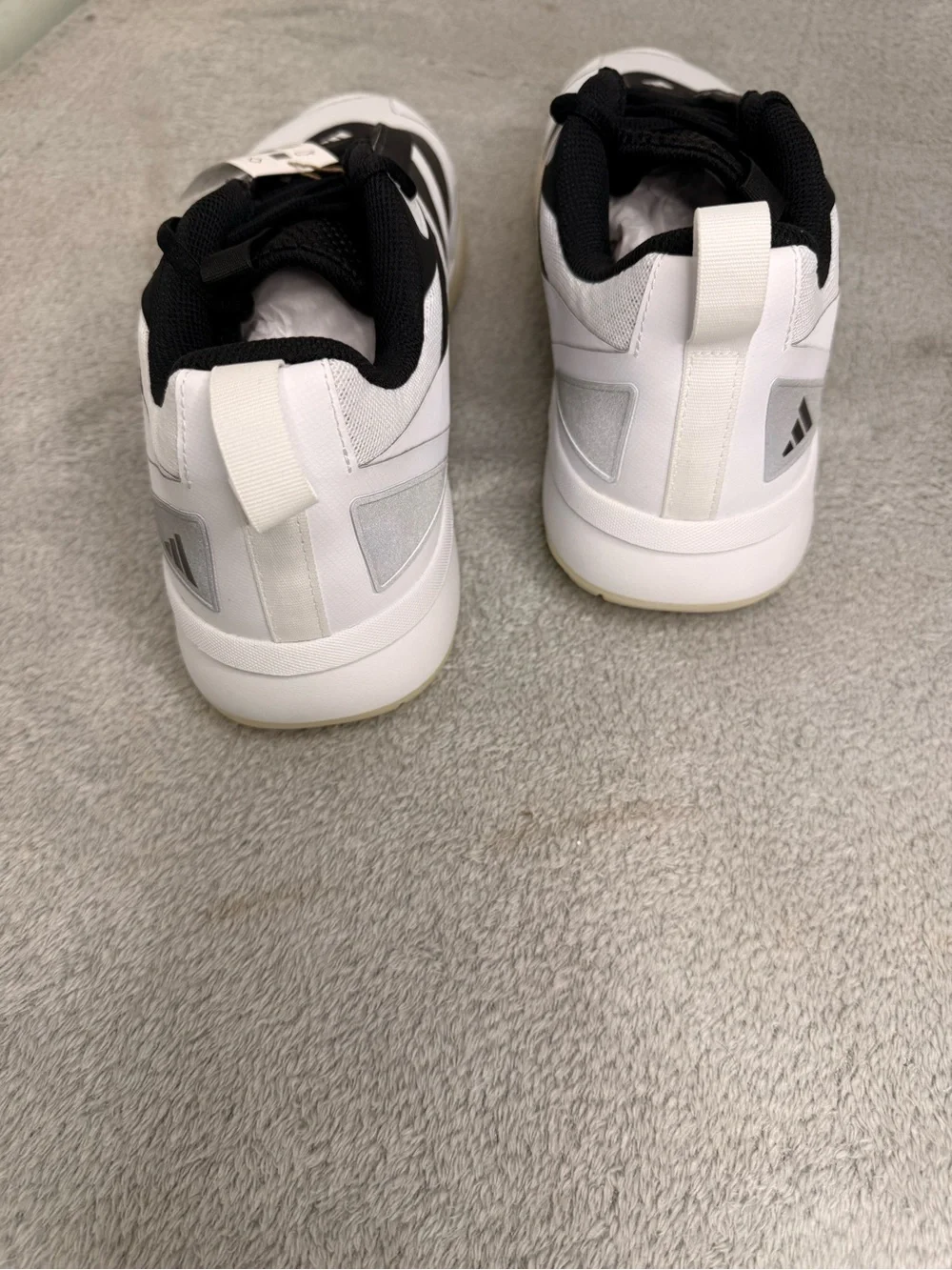 Adidas Subzone Basketball Shoes Men’s Size 13 White Black Gum Sole Sneakers NWT